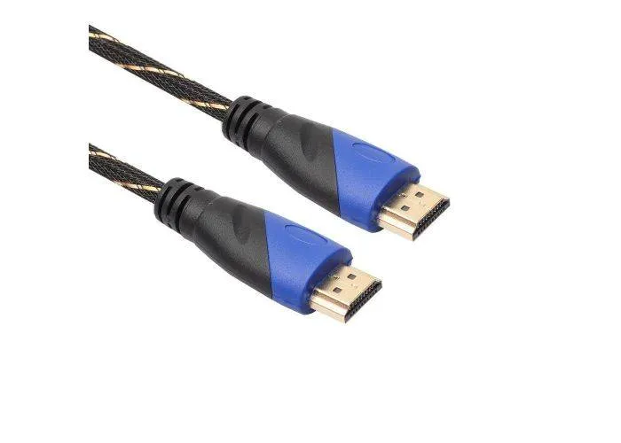 HDMI til HDMI 1.8m vævet kabel HDTV 1080p / HD