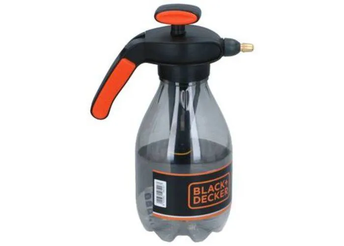 Black & Decker Tryksprøjte 2L - Justerbar dyse - Transparent