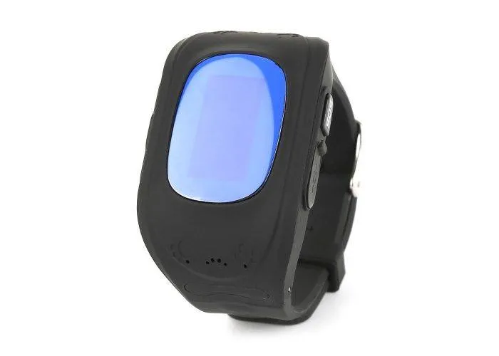 Børneur Q50 - smartwatch til børn med GPS tracker - sikkerheds GPS ur - Sort