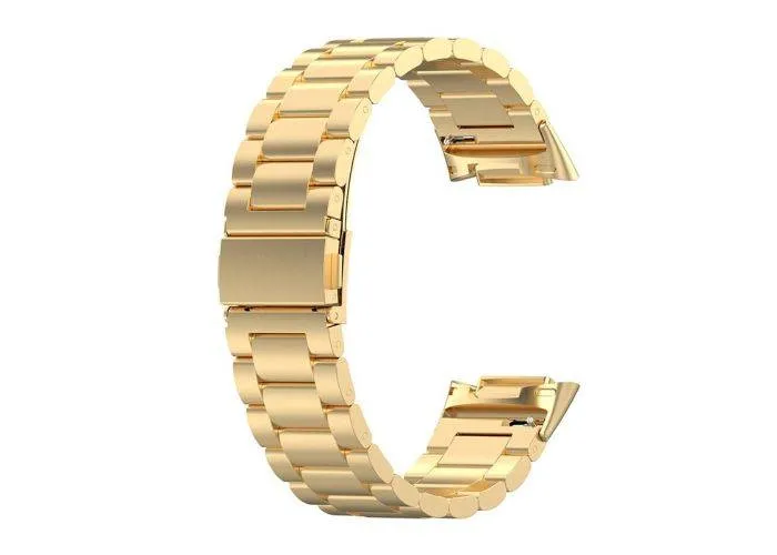 Fitbit Charge 5 - Metal urrem i rustfrit stål - L: 20 cm - Guld