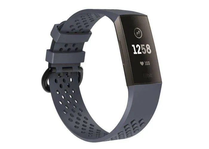 Fitbit Charge 3 / Charge 4 - Silikone armbånd str. S - Lilla