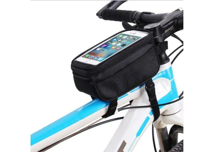 B-SOUL vandtæt cykeltaske 5.8" - Sort