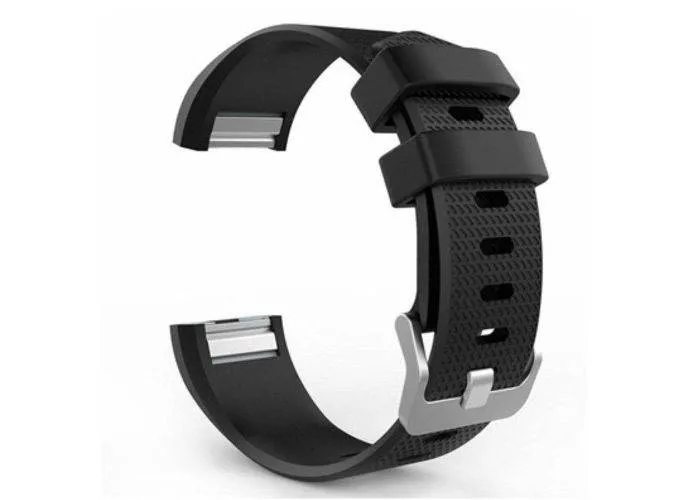 Fitbit Charge 2 - Silikone rem - Sort