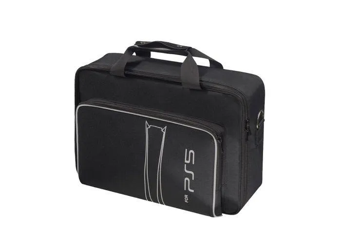 Rejsetaske til PS5 med skulderrem - Sort