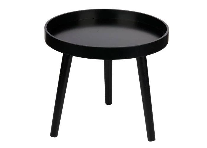 Arti Casa sidebord / hjørnebord ø40x36cm - Sort