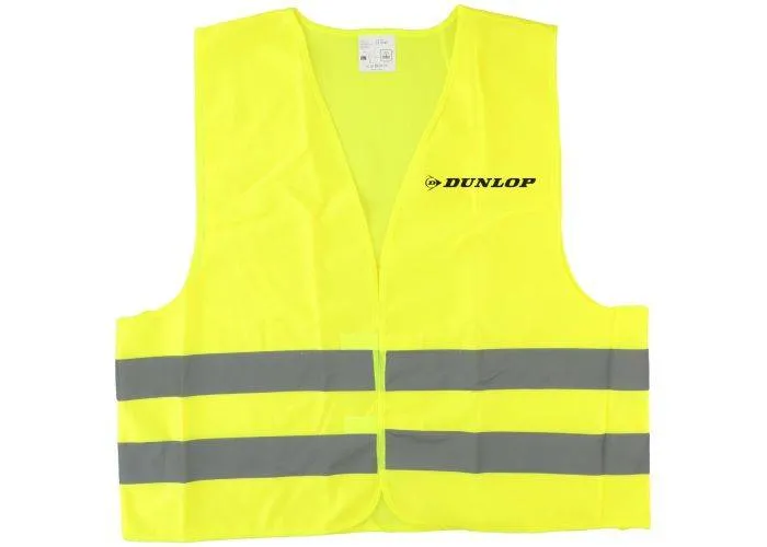 Dunlop sikkerhedsvest med refleksstriber - Onesize