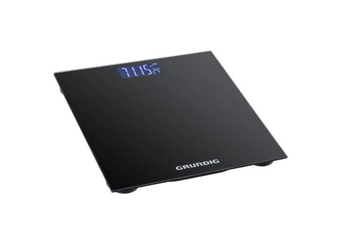 Grundig digital personvægt - max 180 kg - Sort