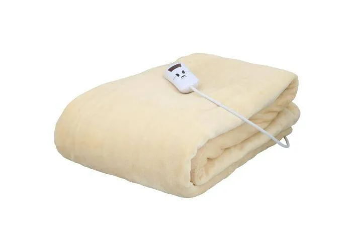 Alpina Elektrisk tæppe - 10 indstillimger - 130 x 180 cm / 180W - Beige