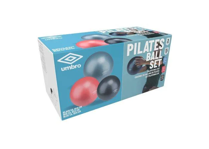 Umbro Pilates Fitnesbolde str. Ø25 / Ø22/ Ø18cm - Sæt med 3 stk.