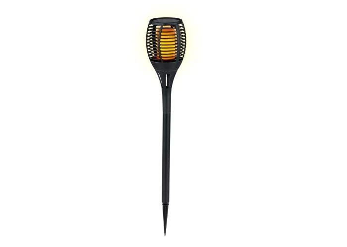 Grundig LED havelampe på spyd m/flammeeffekt H:59 cm