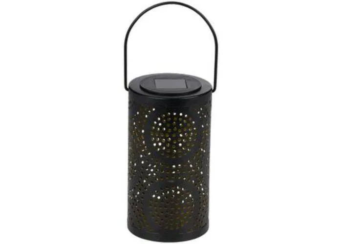 Arti Casa Solcelle lanterne Ø9xH16 cm - Vandtæt - Sort
