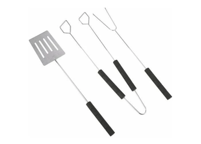 Alpina grillsæt i 3 dele i rustfrit stål 47 cm