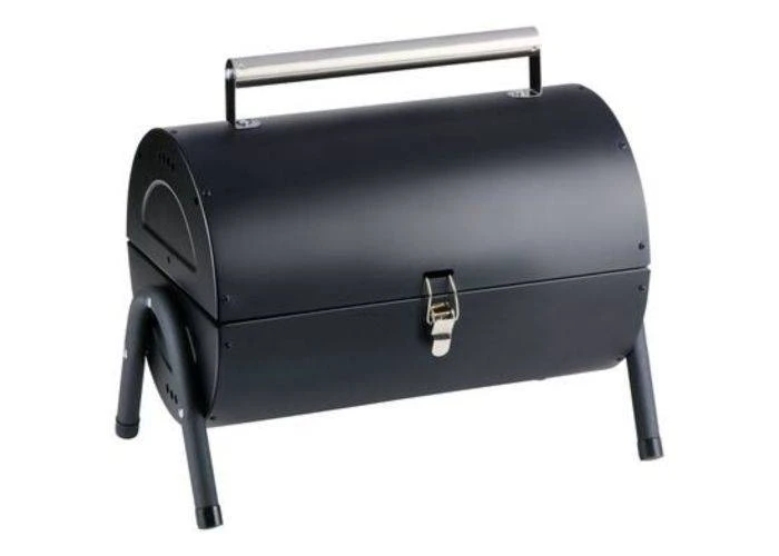 Alpina BBQ transportal Bordgrill i rustfrit stål 41x25x40cm - Sort