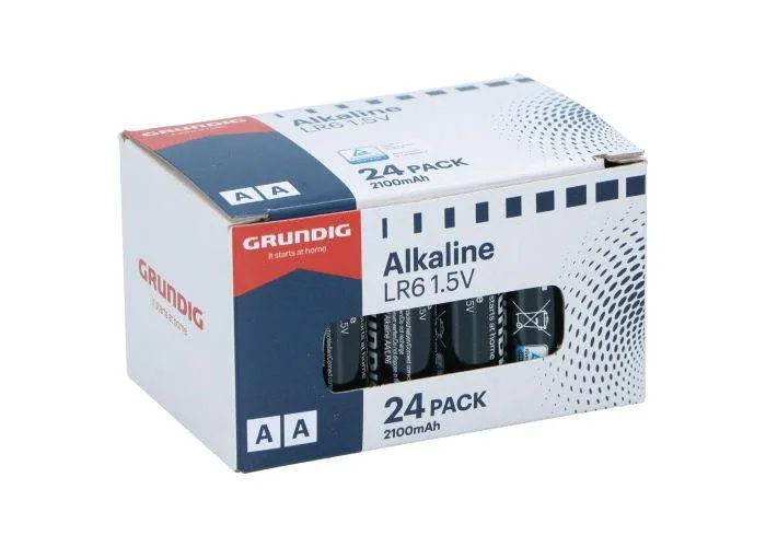 Grundig AA batteri - R6 1.5V / 2100mAh - Pakke med 24 stk.