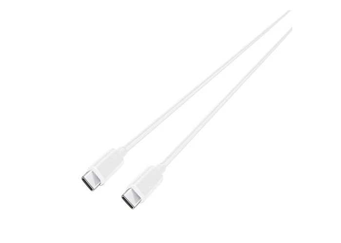 Grundig USB-C til USB-C kabel - Opladning og dataoverførsel - 1m - Hvid