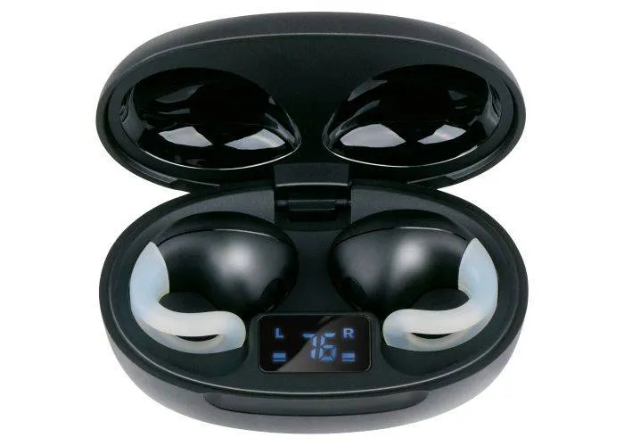 Grundig TWS Trådløse Earbuds med clip-on fit - Sort