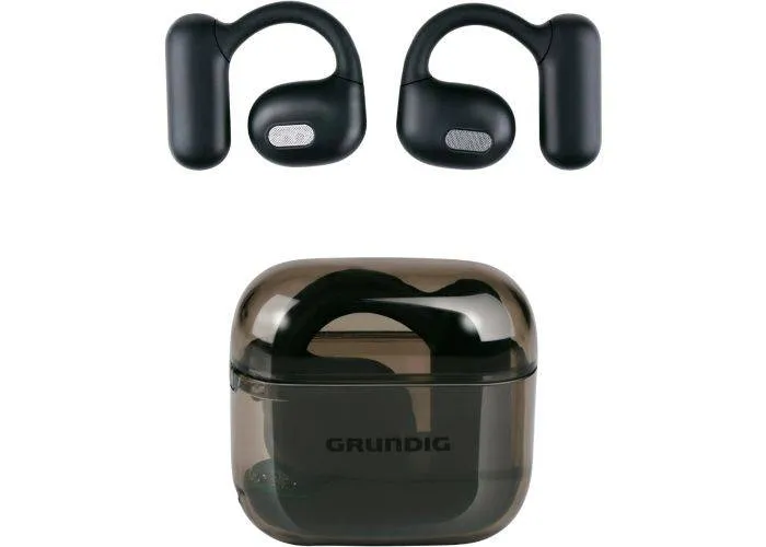 Grundig OWS Bleutooth Høretelefoner med opladeretui - Sort
