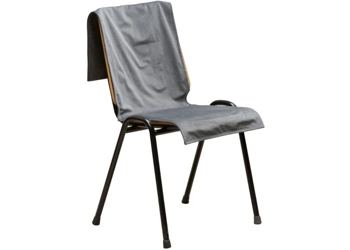 Alpina elektrisk varmepude til kontorstol 120x40cm - 3 funktioner - Grå
