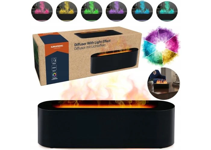 Grundig aromadiffuser med flammeeffekt