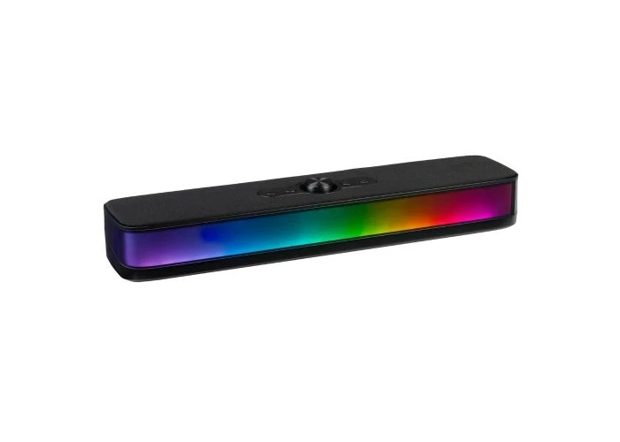 Bluetooth højttaler / soundbar med RGB lysfunktion - Sort