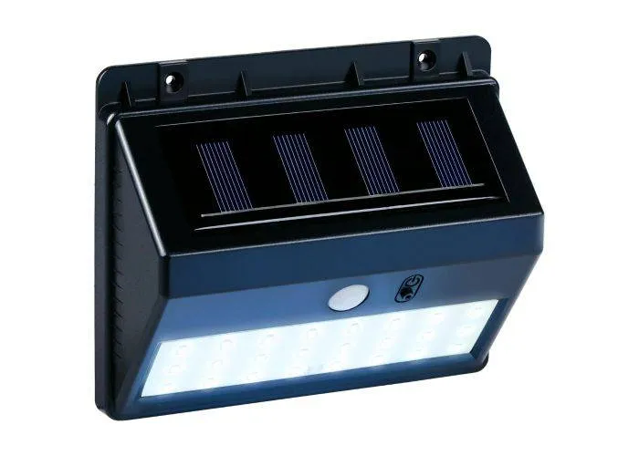 Udendørs LED væglampe med solceller - 40 LED lys - Bevægelsessensor 120 grader - Vandtæt