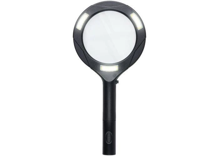 Forstørrelsesglas 3xZoom med LED lys - 250 lumen
