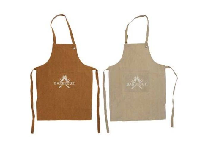 Alpina BBQ forklæde 84x60cm - ass. Farve Brun / Beige