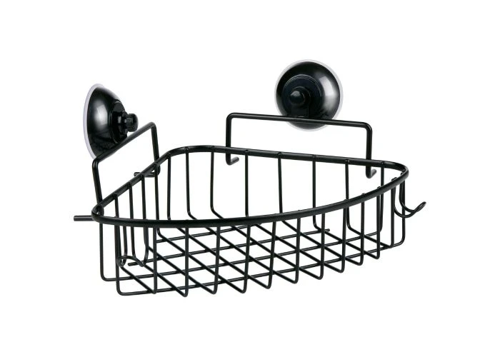 BATH & SHOWER hjørnebruserhylde med sugekopper 270 x 192 x 115 mm