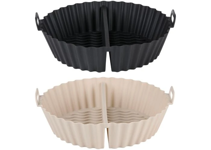 Alpina 2-delt silikoneform til Airfryer 20x20x4.5cm - Ass. Farve