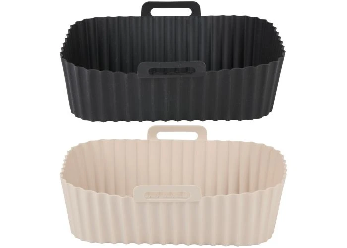 Alpina silikoneform med håndtag til Airfryer 21.1x13.5x7.3cm - Ass. Farve