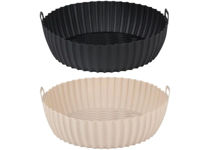 Alpina silikoneform med håndtag til Airfryer Ø22x5.8cm - Ass. Farve