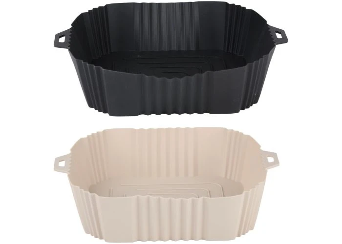 Alpina silikoneform med håndtag til Airfryer 24x21x5.8cm - Ass. Farve
