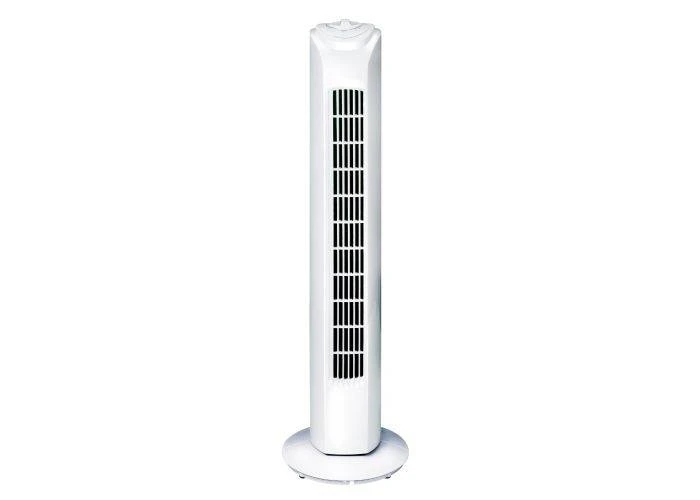 Lifetime Air Tårnventilator roterende - H:81 cm m/ 3 hastigheder - Hvid