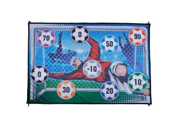 Eddy Toys fodboldmåldug med pointtavle og velcrobold