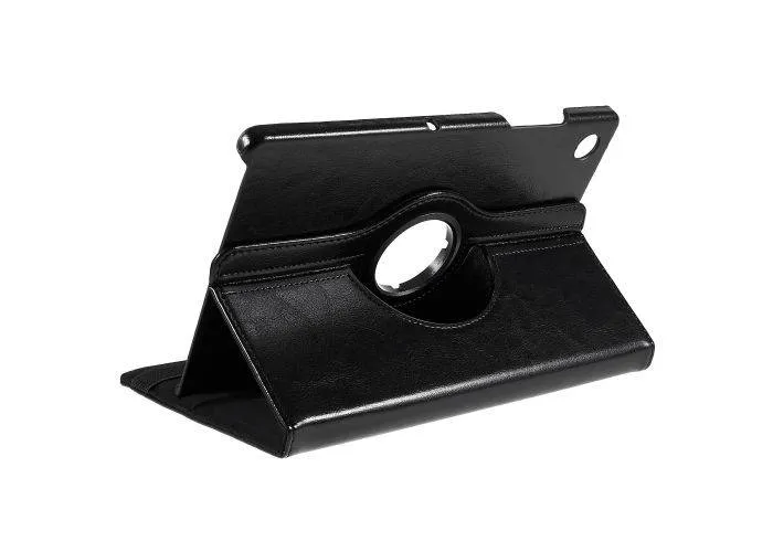 Samsung Galaxy Tab A8 10.5 (2021) - Azmaro Ægte Læder cover 360 grader roterbar - Sort