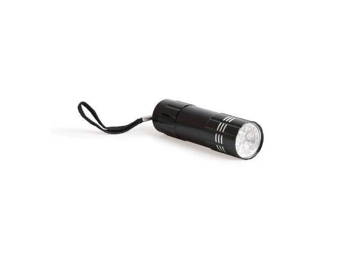 Mini LED lommelygte L: 9 cm - Sort