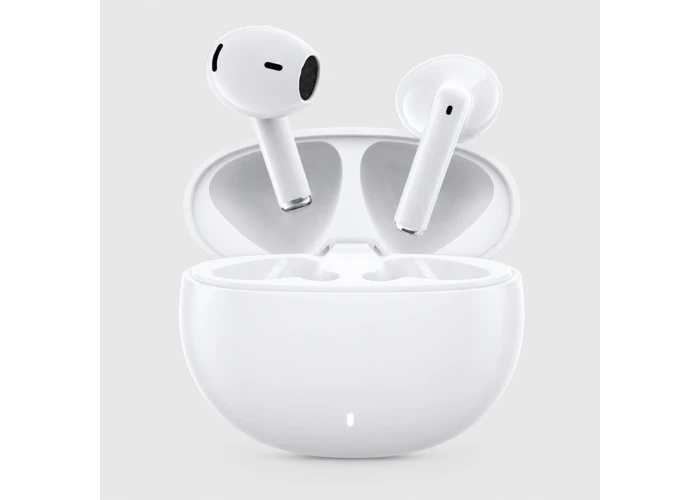 TWS W2 Bluetooth V5.0 ENC høretelefoner - Noise Cancelling - Hvid
