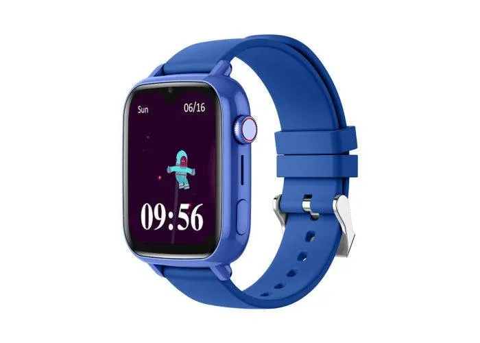 Northfjords 4G smartwatch til børn - GPS / SOS / WIFI / SPIL / KAMERA - Blå