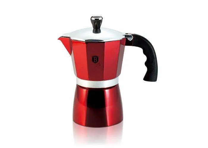 Berlinger Haus - Italiensk Mocca kaffebrygger - 3 kopper - Burgundy Edition