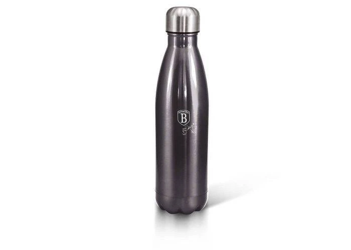 Berlinger Haus - Termoflaske i rustfrit stål 0,5 L - Låg bruges som kop - Carbon Pro Edition