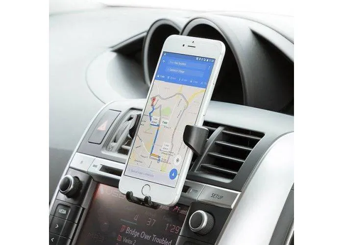 Smartphoneholder til bil - selvjustere - op til 6"