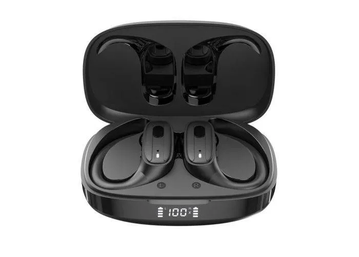 TWS Y80 - TWS V5.3 Sports Høretelefoner med opladerbox - Sort
