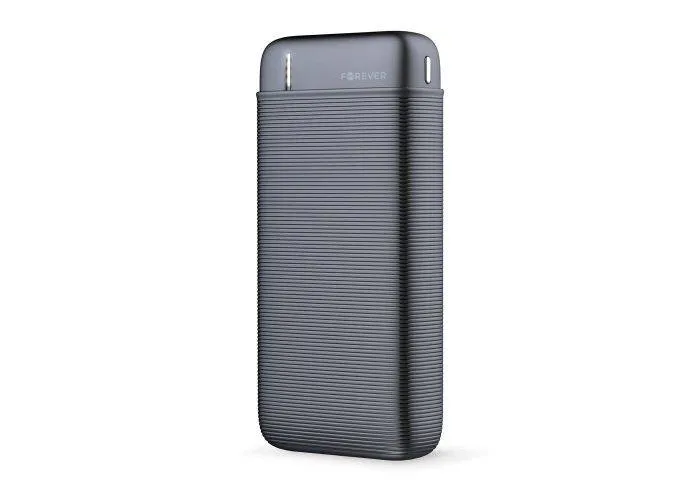 Powerbank 20000mAh - DUAL USB - HURTIG oplader - Sort
