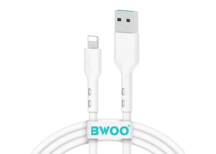 Lightning / USB-A Hurtig opladerkabel 15W/3A - 1m - Hvid