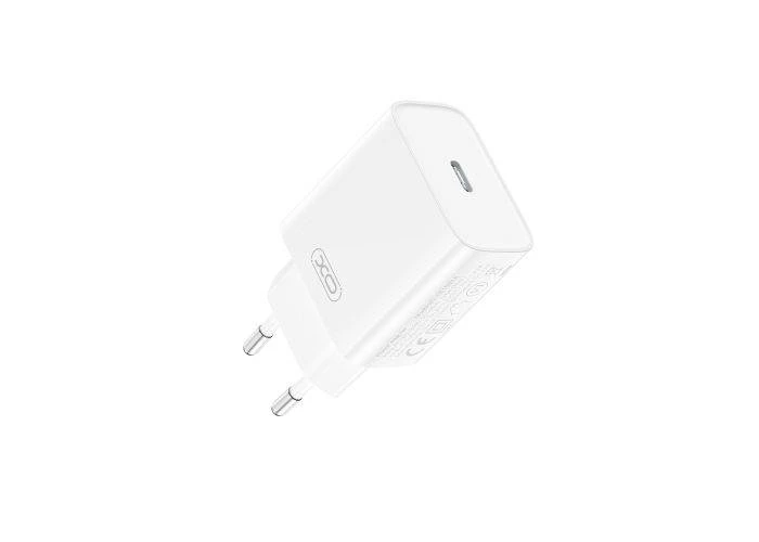 XO USB-C PD HURTIG oplader / adapter -  20W / 3A - Hvid
