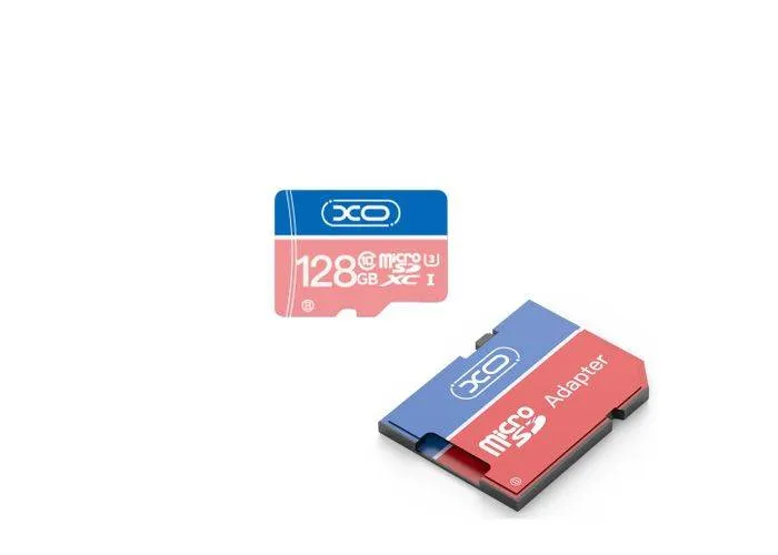 XO 128GB Micro SDXC Hukommelseskort inkl. SD kort Adapter