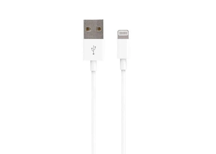 Lightning til USB oplader / data kabel iphone, iPad, iPod - 3 meter  - Hvid