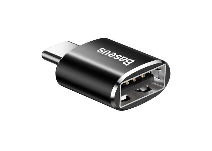 BASEUS OTG adapter USB-A til USB-C - Sort