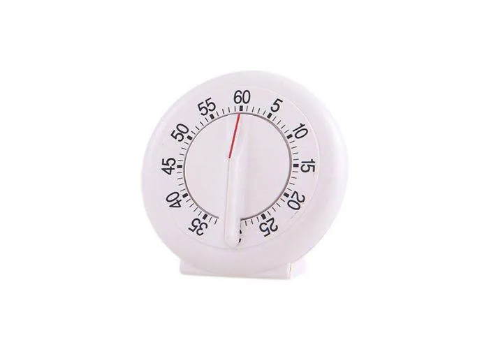 Mekanisk køkkenur 1 - 60 min - Hvid