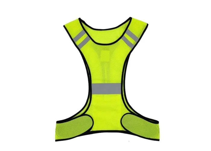 Refleks løbevest Justerbar - Sikker i trafikken - Gul